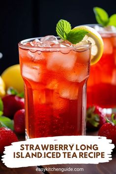 strawberry long island iced tea recipe