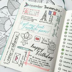 Journal November, Letras Cool, Pinterest Journal, Boho Berry, Sketch Note, Bullet Journal Ideas, Notebook Art