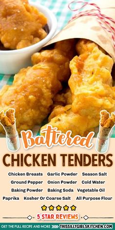 battered chicken tenders Best Chicken Tenders Recipe Fried, Boiled Chicken Tenders, Easy Batter For Chicken, Egg Battered Chicken, Homemade Batter For Chicken, Best Breading For Chicken Tenders, Chicken Nugget Batter Recipe, Juicy Fried Chicken Tenders, Batter Fried Chicken Tenders