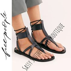 New Free People Black Leather Ankle Strap Sandals.. Size Eu 39.5 Us 9. Closet Details Please Read No Low-Ball Offers Shipping 2-4 Days No Exchanges Per Posh New To Poshmark? Use Promo Code Smartgirlsummer To Get $10 Off When You Sign Up Boho Western Hippie Coastal Farmhouse French Vintage Victorian Y2k Pearlcore Anthropologie Beach Professional Madwell Lace Christmas Barbie Whbm 90's Travel Tie Dye Yellowstone Office Holiday Resort Summer Nordstrom New Years Luxury Eclectic Shabby Chic Aesthetic Trendy Open Toe Leather Lace-up Sandals, Trendy Leather Lace-up Open Toe Sandals, Black Ankle-high Sandals For Spring, Trendy Adjustable Leather Lace-up Sandals, Trendy Leather Lace-up Sandals With Ankle Strap, Black Leather Ankle Strap Lace-up Sandals, Chic Ankle-high Beach Sandals, Chic Ankle-high Summer Sandals, Adjustable Ankle-high Leather Sandals