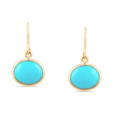 Tresor Beautiful 18K Yellow Gold Turquoise Earrings feature 3. 03 carats of Turquoise. The earrings are an ode to the luxurious yet classic beauty with sparkly gemstones and feminine hues. Their contemporary and modern design make them versatile in their use. The earrings are perfect to be worn daily, at parties, music galas, charity events, conferences, and even weddings. Get yours now. Always store your jewelry in the Tresor box which it came in. And keep it in the Tresor Jewelry Pouch while travelling.  To keep your jewelry shining longer, remember to not wear jewelry while       Sleep      Shower      Spray      Swim      Sweat  Water erodes jewelry metals fast, and can make your gemstones dull. Remember to not wear jewelry when you are expecting to be in contact with water. Don’t wear Formal Turquoise Oval Earrings, Elegant Turquoise Jewelry With Bezel Setting, Elegant Blue Oval Cabochon Earrings, Turquoise Oval Fine Jewelry Earrings, Fine Jewelry Turquoise Oval Earrings, Turquoise Oval Earrings Fine Jewelry, Fine Jewelry Oval Turquoise Earrings, Elegant Oval Turquoise Jewelry, Shower Spray