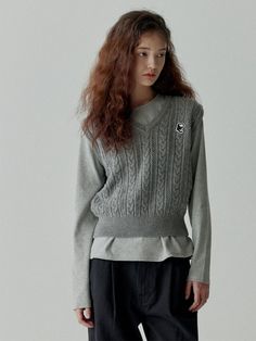 Composition : CASHMERE 5%, WOOL 60%, NYLON 35%Color : GREYCountry of Origin : KOREA Knitwear, Cashmere, Cable, Composition, Wool, The Originals, Clothes For Women, Grey, Clothes