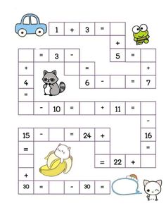 the worksheet for addition and subtraction to help students learn how to use numbers