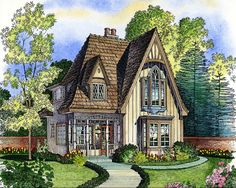 this is an artist's rendering of a house