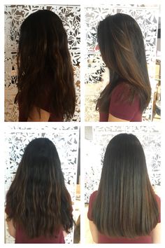 Below the shoulder - One length haircut no layers Straight Haircut No Layers, No Layer Haircut, Long Hair One Length, No Layers Haircut Long, Below Shoulder Haircut, Medium Length Haircut Without Layers, Long Haircut No Layers