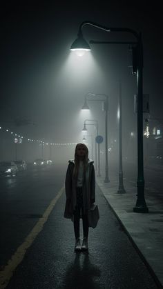 25 " street lamp in the fog " wallpaper iphone download hd 4k » Humbaa.com