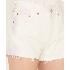 New With Tags! Levi's White Casual Shorts, Casual White Levi's Shorts, Fitted White Jean Shorts For Spring, White Levi's Bottoms For Summer, Levi's White Cotton Shorts, White Levi's Shorts For Summer, Levi's White Shorts For Summer, Fitted White Levi's Shorts, Levi's White Cutoff Jean Shorts