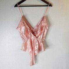 Vtg Victoria Secret Gold Label sz L Pink Satin Bodysuit Ruffled Teddy Tags FLAW  | eBay Victoria's Secret V-neck Top For Party, Spring Party Sleepwear With Ruffles, Victoria's Secret V-neck Party Top, Spring Victoria's Secret Sleepwear With Ruffles, Victoria's Secret Spring Sleepwear With Ruffles, Summer Party Sleepwear With Ruffles, Satin Bodysuit, Ruffle Bodysuit, Gold Labels