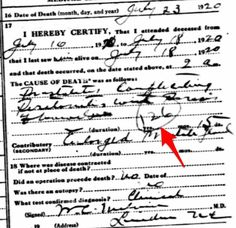 the birth certificate for henry crittey