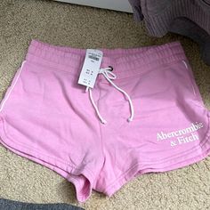 Abercrombie & Fitch Pink Training Short Size Small Nwt Abercrombie Y2k, Abercrombie Fitch 2000s, Compressive Pink Athletic Shorts, Pink Abercrombie And Fitch, Abercrombie (women), Abercrombie Kids, Training Shorts, Tokio Hotel, Pink Shorts