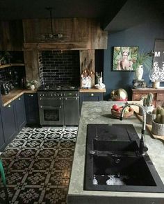 the kitchen is clean and ready to be used as an appliance for cooking