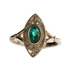 Oval Emerald Ring, Emerald Gold Ring, Lab Created Emerald, Wedding Goals, Gold Stone, Ring Oval, Emerald Stone, Oval Stone, Diamond Color