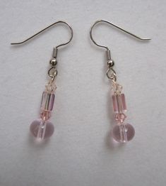 You will see various shades of pink in these pretty drop earrings Perfect for your Quinceanera Like pink? You might like this necklace/earrings set... https://www.etsy.com/listing/250668959 To return to my shop, click the link below: http://www.etsy.com/shop/BareBearDesigns Quinceanera Pink, Pink Crystal Earrings, Shades Of Pink, Pink Earrings, Fun Earrings, Diy Accessories, Pink Crystal, Necklace Earring Set, Unique Earrings