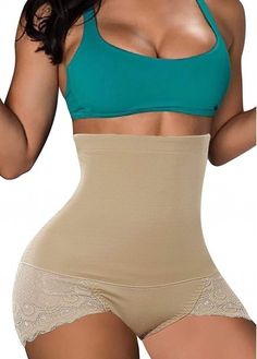 Size:S;Size:M;Size:L;Size:XL;Size:2XL;Size:3XL;Color:Skin Color;Color Scheme:White;Washing Instructions:Hand Wash;Package Contents:1 X Shapewear Shorts;Composition:88%Polyester，12%Spandex; Bridal Shapewear, Shapewear Shorts, Form Fitting Tops, Strapless Bodysuit, Revealing Dress, Women Body, Waist Cincher, Body Shaper, Waist Trainer