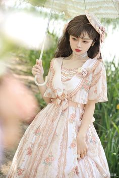 Fairytale Dress, Historical Dresses, Lolita Fashion, Aesthetic Clothes, Pink Dress, Victorian Dress, Flower Girl Dresses, Dress Up, Fashion Outfits