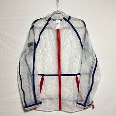 New With Tags Never Worn White Adidas Windbreaker For Outdoor, Adidas White Windbreaker For Outdoor, White Adidas Windbreaker For Outdoor Activities, Adidas White Outerwear For Outdoor, Adidas White Windbreaker For Outdoor Activities, Adidas White Outdoor Outerwear, White Adidas Outdoor Outerwear, Adidas White Outerwear For Outdoor Activities, White Adidas Track Jacket For Outdoor