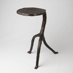 Walking Sticks Limb Side Table Accent Coffee Table, Small Accent Tables, Metal Accent Table, Wooden Walking Sticks, Iron Accents, Wood Grain Texture, Global Views, Walking Sticks, Metal Furniture