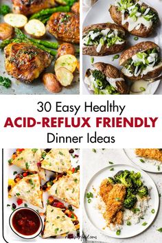 30 easy healthy acid - reflexx friendly dinner ideas