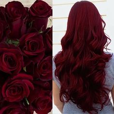 Red On Red Hair Color, Red Hair Ideas For Long Hair, Chili Hair Color, Dark Red On Blonde Hair, Red Hair Color With Highlights Balayage, Vivid Burgundy Hair Color, Hair Color Ideas For Long Brown Hair, Black Hair On Top Color Underneath, Hair Color Ideas For Brunettes Without Bleach