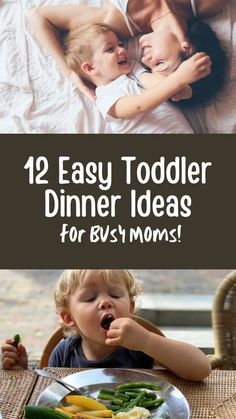 Feeding toddlers can be challenging, especially if you have some picky eaters. Check out this list of 15 toddler dinner ideas! Easy Toddler Dinner, Toddler Dinner Ideas, Toddler Dinner, Feeding Toddlers