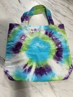 Hand dyed tote bag. Makes a great purse or a carry all bag. Carry All Bag, Tie Dyed, Hand Dyeing, Bathing Beauties, Accessory Gift, Pet Supplies, Display Homes, Dye, Purse