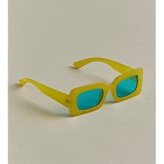 Urban Outfitters Trip Chunky Rectangle Sunglasses Modern Yellow Rectangular Sunglasses, Modern Rectangular Yellow Sunglasses, Yellow Plastic Sunglasses For Party, Yellow Plastic Party Sunglasses, Retro Yellow Sunglasses For Spring, Trendy Rectangular Yellow Sunglasses, Trendy Yellow Rectangular Sunglasses, Yellow Plastic Sunglasses For Vacation, Yellow Plastic Sunglasses For Summer