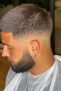 Best Mens Haircuts, Crew Cut Hair, Crew Cut Haircut, Mid Fade Haircut