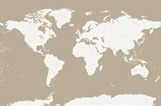 a map of the world is shown in sepia