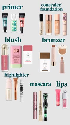 Maquillage On Fleek, Makeup Bag Essentials, Makeup Help, High End Makeup, Affordable Makeup, Makeup To Buy, Tarte Makeup, Makeup Items, Drugstore Makeup