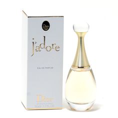 Jadore by Christian Dior is a lush, feminine fragrance with fruity top notes, floral middle notes and woodsy base notes. The ending result is a sexy, playful and elegant scent. If you want to make a lasting impression on someone, while still retaining an air of mystery, try J'adore by Dior! Christian Dior Jadore, Dior Jadore, Feminine Fragrance, Luxury Perfume, Yellow Gold Engagement Rings, Fragrance Design, Beauty Items, Ylang Ylang, Women Perfume