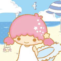 sanrio summer wallpaper the weather is so hot let’s go to the seaside with sanrio members from：sanrio China Hello Sanrio, Toro Inoue, Cute Cartoon Characters