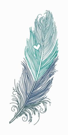 a drawing of a peacock feather on a white background with the words love written in it