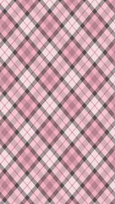 a pink and black plaid pattern with white stripes