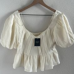 Lena Boutique Ivory Boho Gauzy Cotton Layered Top Feminine Romantic New Wtth Tag. Size: Medium Underarm-To-Underarm: 17.5" Length: 19.5" Measurements Are Approximate And Taken Flat. 100% Cotton With 88% Polyester/12% Spandex Lining Item 1036 Gauzy, Boho, Cotton, Romantic, Neutral, Minimalistic, Girly, Ivory, Hawaii, Primp Boutique, New Romantics Chic Ecru Tops For Spring, Fitted Beige Blouse For Vacation, Cream Feminine Tops For Day Out, Feminine Off-white V-neck Top, Feminine Off White V-neck Top, Fitted Off White Summer Blouse, Fitted Off-white Summer Blouse, Fitted Off White Blouse For Summer, Feminine Cream Top For Vacation