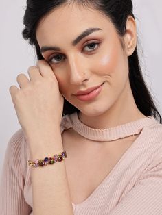 You just need to wrap this stylish bracelet around your wrist while chilling in your favourite jeans and a T-shirt, and it will instantly make you stand out in the crowd. You can never go wrong with this as a gift for your loved one's. Multicolor Wrap Bracelet As A Gift, Multicolor Wrap Bracelet As Gift, Trendy Cuff Bracelet For Friendship, Trendy Wrap Bangle Bracelet For Friendship, Trendy Wrap Bracelet Gift, Trendy Adjustable Bangle For Friendship, Adjustable Casual Crystal Bracelet, Casual Crystal Bangle Bracelet, Trendy Multicolor Crystal Bracelet