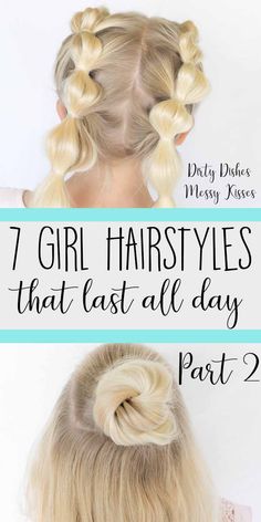 Easy Hairstyles For Kids, Simple Hairstyles, Wacky Hair Days, Wacky Hair