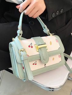 Cute Hand Bags, Fruit Graphic, Cute Backpacks, Pretty Bags