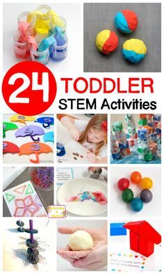 there are many different activities for toddlers to do with the toys they have in their hands