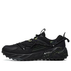 FILA Outdoor Runner 'Black Gray' A12M142208FBB (SNKR/Non-Slip/Professional/Wear-resistant/Shock-absorbing) Professional Wear, Black Gray, Black And Grey, Grey, Black