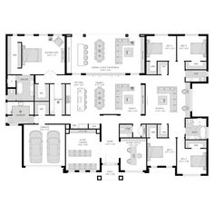 the floor plan for an apartment with three bedroom and two bathroom areas, including one living room