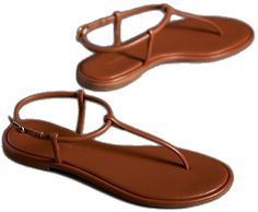 Chic Brown Adjustable T-strap Sandals, Chic Adjustable T-strap Sandals With Removable Insole, Chic Adjustable T-strap Slingback Sandals, Chic Adjustable Flat T-strap Sandals, Chic Adjustable T-strap Flat Sandals, T Strap Sandals, 50 Fashion, T Strap, Strap Sandals