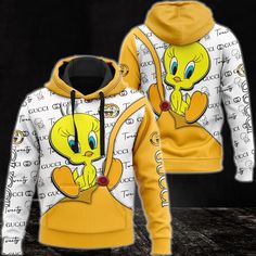 Bird Hoodie, Bird Cartoon, Branded Outfits, Hoodie Graphic, Blanket Hoodie, Tweety Bird, Hoodie For Men, 3d Hoodie, Favorites List