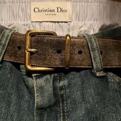 Miu Miu Boxers, Miu Miu Aesthetic, Belt Aesthetic, Miu Miu Belt, Miu Miu Style, Belts Aesthetic, Christian Dior Men, Unisex Suit, Christian Dior Couture