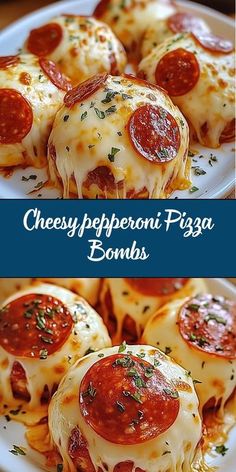 Cheesy Pepperoni Pizza Bombs are a delicious and fun twist on classic pizza. These golden, bite-sized bombs are stuffed with gooey mozzarella cheese, savory pepperoni, and a hint of marinara sauce, all wrapped in soft biscuit dough. Perfect for a quick snack, appetizer, or game-day treat that the whole family will love! Easy Cheesy Pepperoni Pizza Puffs, Pepperoni Pizza Burger Bomba, Pizza Puffs Recipe Biscuits, Pepperoni Bites Appetizers, Pizza Inspired Recipes, Pizza Dough Bites, Pepperoni Balls, Biscuit Dough Pizza, Pepperoni Pizza Puffs