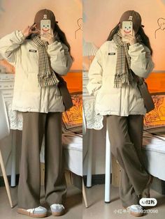 Korean Winter Outfits, Korean Clothes, Korean Outfit Street Styles, Korean Casual Outfits, Korean Girl Fashion, 가을 패션, Casual Winter Outfits, Korean Street Fashion, Korean Outfits