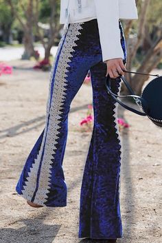 Velvet Bell Bottoms, Witch Coven, Velvet Flare Pants, Purple Crochet, Crochet Pants, Velvet Flares, Hippie Pants, Fashion Jeans, Velvet Lace