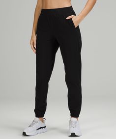 Warm up, train hard, cool down. These joggers are designed to keep up with you. Too hot No sweat, zips at the cuff let you de-layer fast. Designed for Run. Classic fit is an easy fit that floats away from your body:Tapered from knee to hem:Full length intended to sit at ankle. Secure zippered pockets with internal phone and coin sleeves. Continuous drawcord is easy to cinch and won't get lost in the wash. Zippers at the cuff make them easy to get on and off quickly. 'Wash with like colours', 'Ma Lululemon Sweatpants, Joggers Lululemon, Warm Down, Joggers Womens, Train Hard, Womens Sweatpants, Keep Up, Track Pants, Workout Clothes