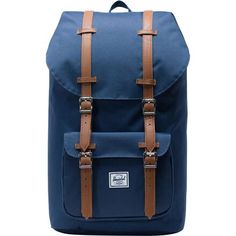 Throw a few clothes and a toothbrush into your Herschel Little America Backpack and head out the front door. This pack has a classic mountaineering style that's ready for adventure whether you're crashing on friends' couches across the country for the summer or just getting away from your roommate for a night. Blue Adventure Backpack Standard Shape, Practical Blue Backpack For Hiking, Blue Adventure Backpack, Durable Casual Backpack For Hiking, Durable Casual Hiking Backpack, Casual Nylon Backpack For Adventure, Blue Functional Adventure Backpack, Blue Backpack For Back To School Adventure, Blue Backpack For Adventure And Back To School