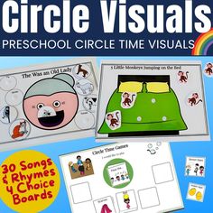 circle visual worksheets for preschool and pre - school children to learn how to use them