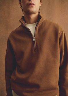 New Men Autumn-Winter 2022 collection | Mango Man USA Men’s Autumn Fashion 2023, Brown Zip Up Outfit Men, Mens Autumn Fashion 2023, 2024 Mens Fashion Trend, Sweden Clothes, November Outfits, Sophisticated Casual